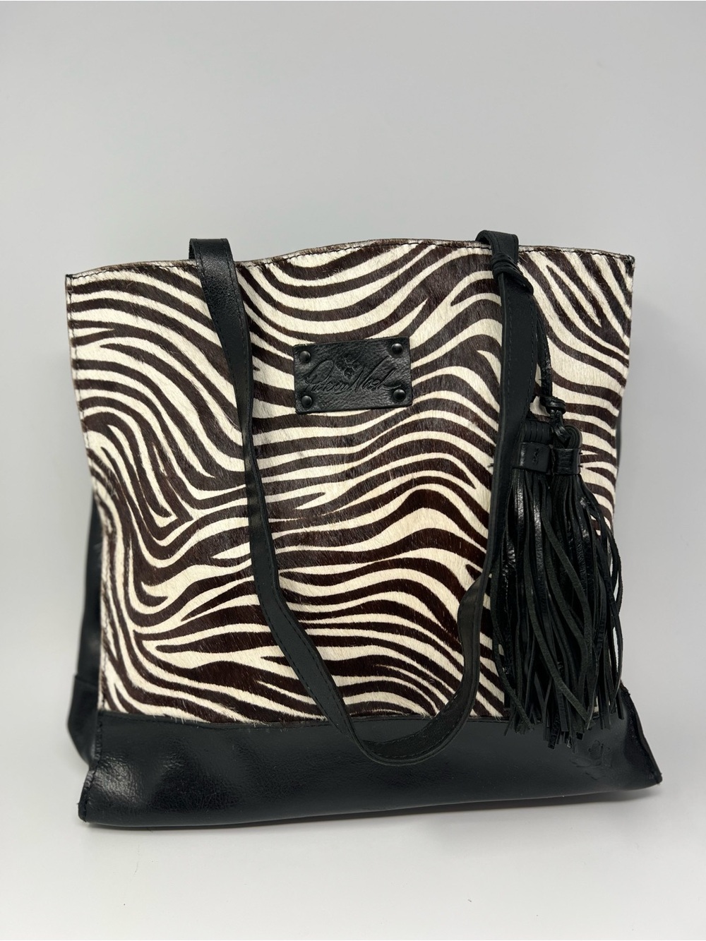 Patricia Nash Toscano Zebra Tote Bag